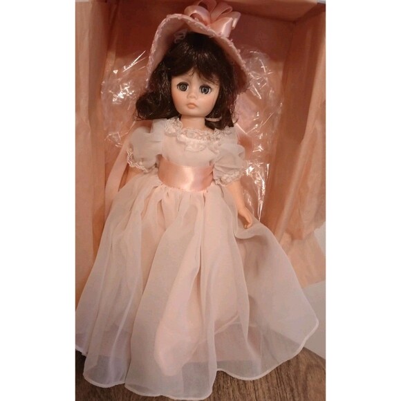 Madame Alexander Plastic Articulated Pinkie Vintage 11” Doll wBox, Bonnet - Picture 1 of 11